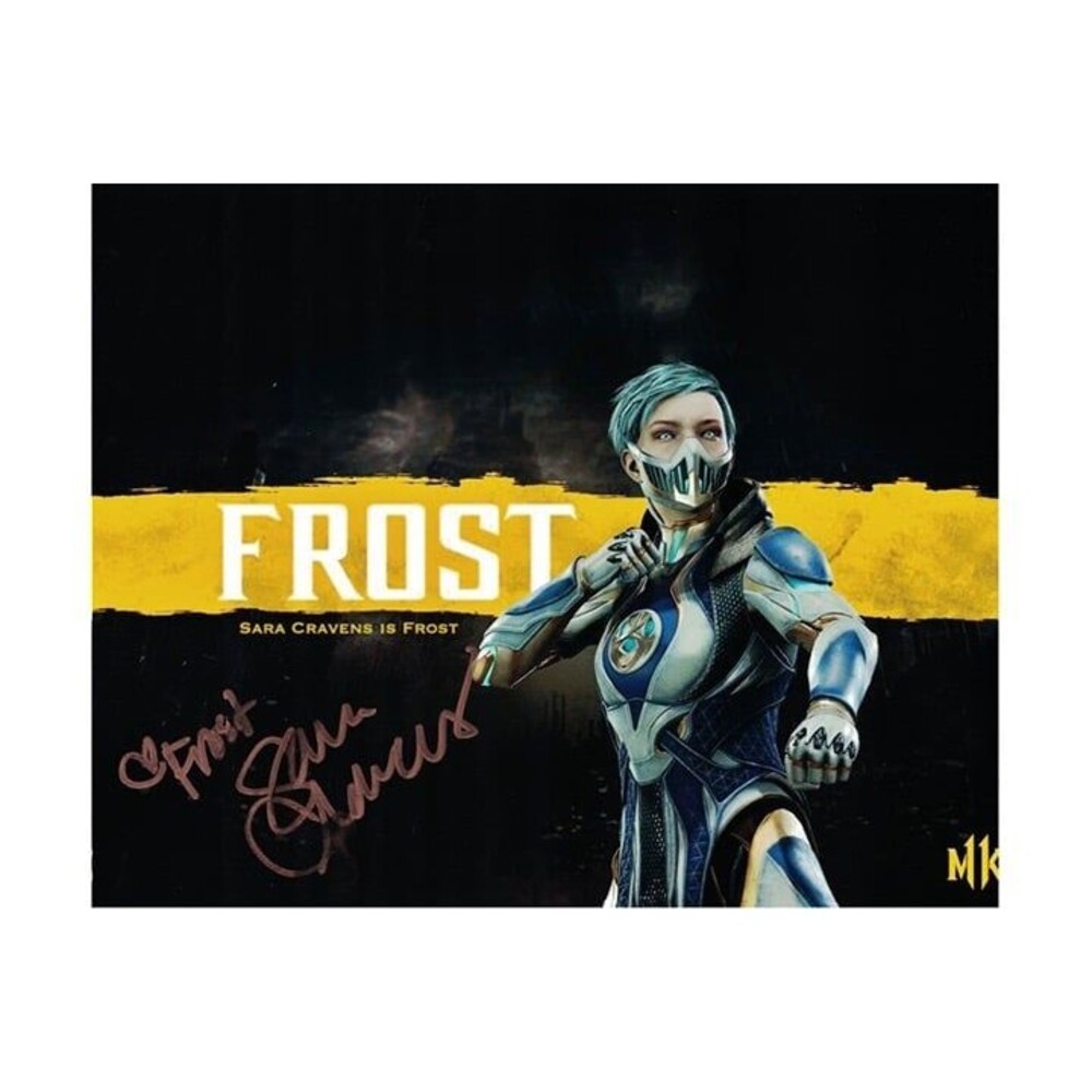 Mortal Kombat Frost SIGNED by Sara Cravens 8x10 print
